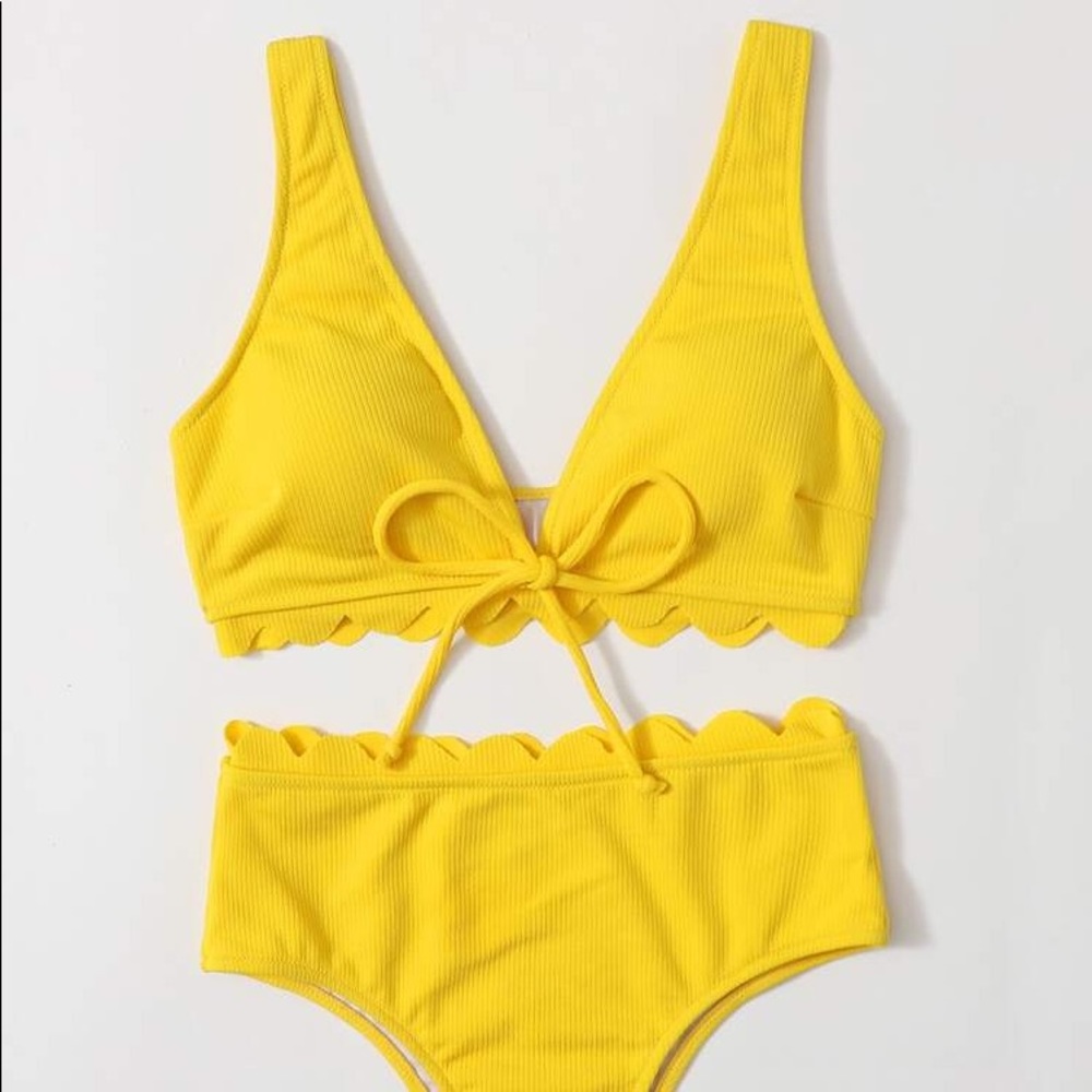SHEIN Yellow Bikini
